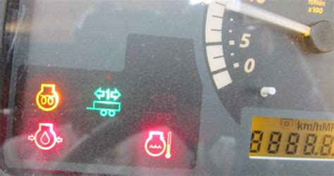 kubota skid steer warning light symbols and meanings|kubota tractor turn signal lights.